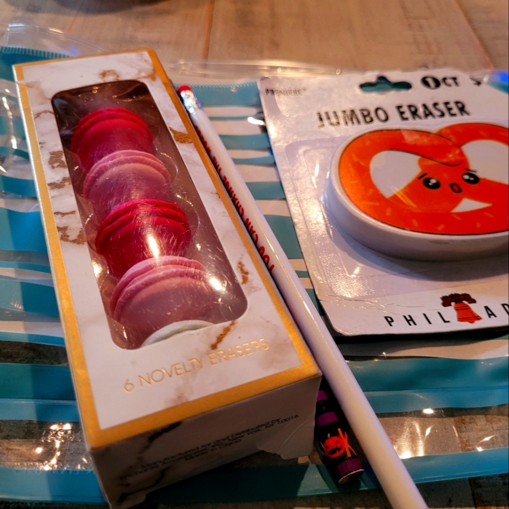 NWT Pencil & Eraser Bundle